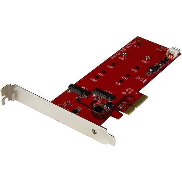 Startech.Com Controller Card - PCIe 2x M.2 SATA SSD PEX2M2 - main