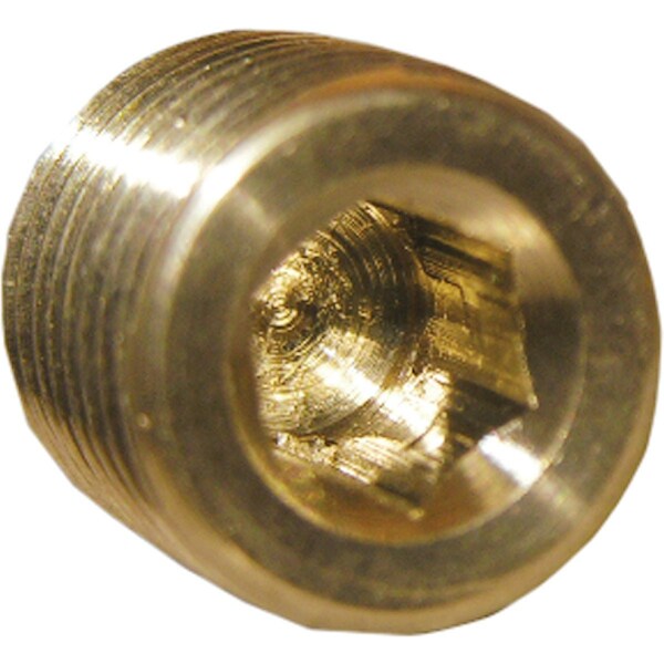 Westlake Pipe & Fittings 1/8'' MPT Brass Countersunk Plug 17-9191 - main