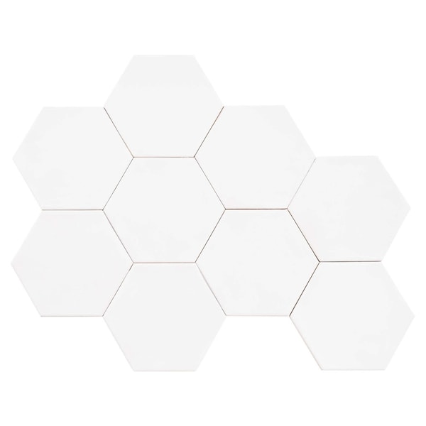 Andova Tiles Jenae 4-in. x 5-in. Zellige Hexagon Glossy Ceramic Wall Tile (5.38 Square Feet Per Box) ANDJEN1340 - main