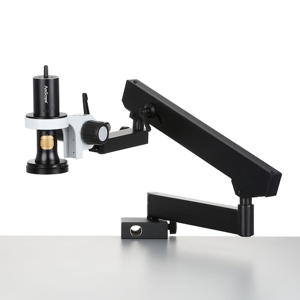 Amscope DM756 1080p Wi-Fi/USB All-in-One Digital Microscope 0.7X-11.2X w/Zoom Optics on Articulating Arm DM756W2D-ASC - main