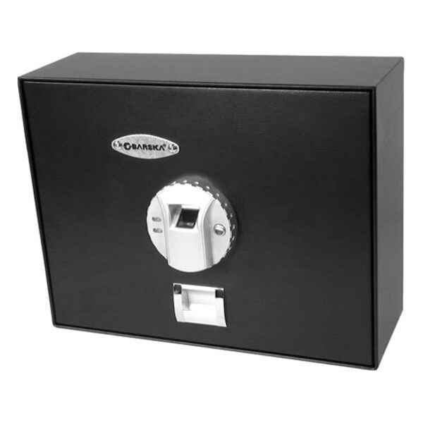 Barska Security Safe, 0.23 cu ft, 21 lb, Biometric Lock No Rated AX11556 - main
