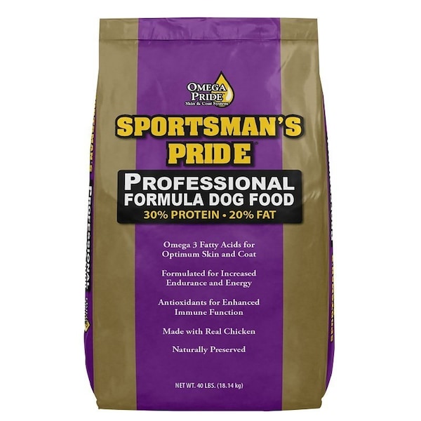 Sportsmans Pride Professional Formula Dog Food, Adult Breed, Dry, Chicken, 40 lb Bag 10184 - main