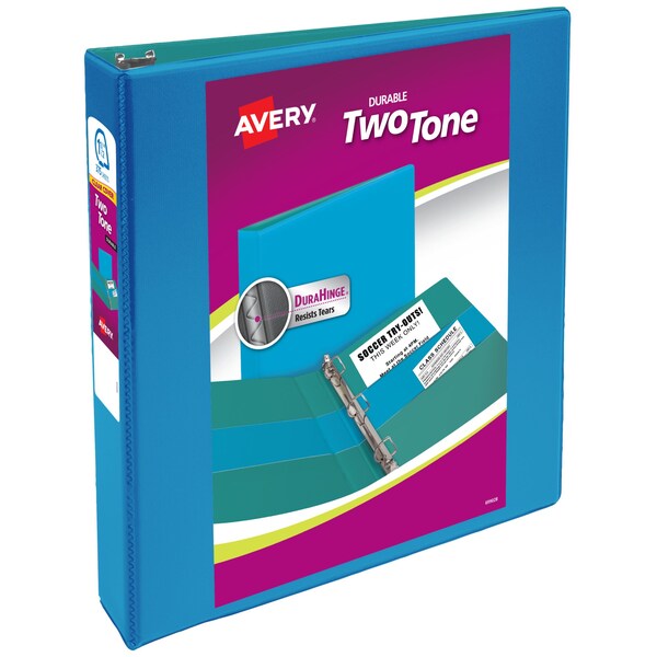 Avery Two-Tone Durable View 3 Ring Binder, 1.5" 17292 - main