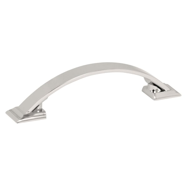 Amerock Candler 3 inch 76mm Center-to-Center Polished Nickel Cabinet Pull 2000695 - main