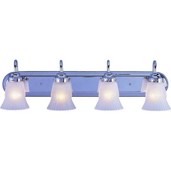 Boston Harbor Vanity Light Fixture, 60 W, 4-Lamp, A19 or CFL Lamp, Steel Fixture, Chrome Fixture RF-V-027-CH-3L - main