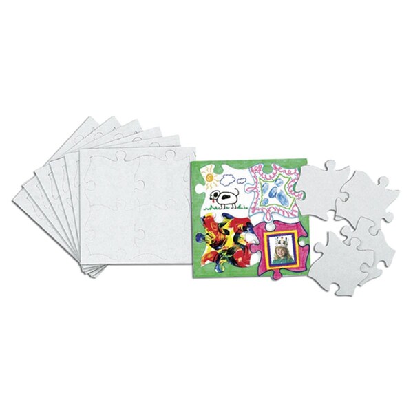 Roylco Puzzle Quilt Pieces - 4 in. x 4 in. - 32-pkg, 32PK R52022 - main