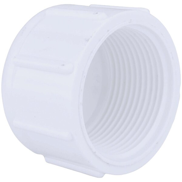 Charlotte Pipe And Foundry 1-1/4'' FIP Schedule 40 Threaded PVC Cap PVC 02117 1400HA - main