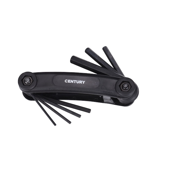 Century Drill & Tool 7 Piece Metric Fold-Up Hex Key Set, 64306 64306 - main
