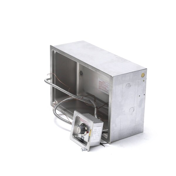 Wells Hot Food Well with Thermostat and Drain, 208/240V, 1240/1650W, Bottom Mount, Square Corners 5P-BMW206STDU6 - main