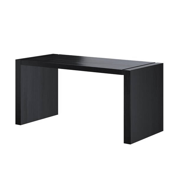 Homeroots 62" Espresso Wood U Shape Computer Desk 554199 - main
