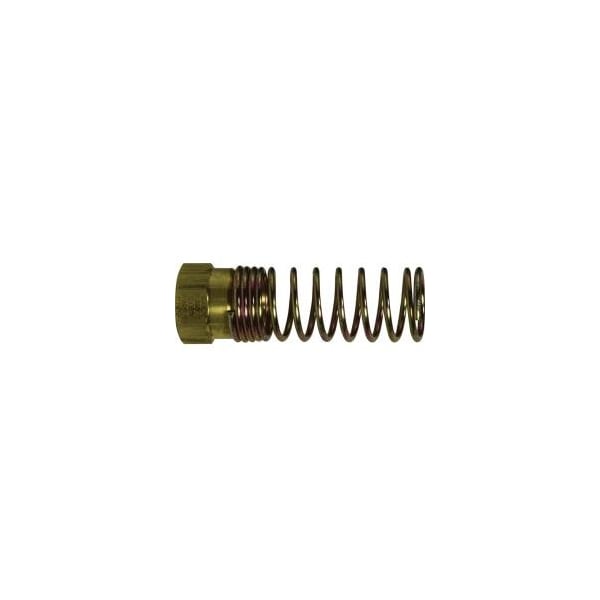 First Fitting & Fastener 3/8 BRASS DOT NUT & SPRING ASSEMBLY DOT AIR BRAKE HOSE CONNECT 38015MID - main