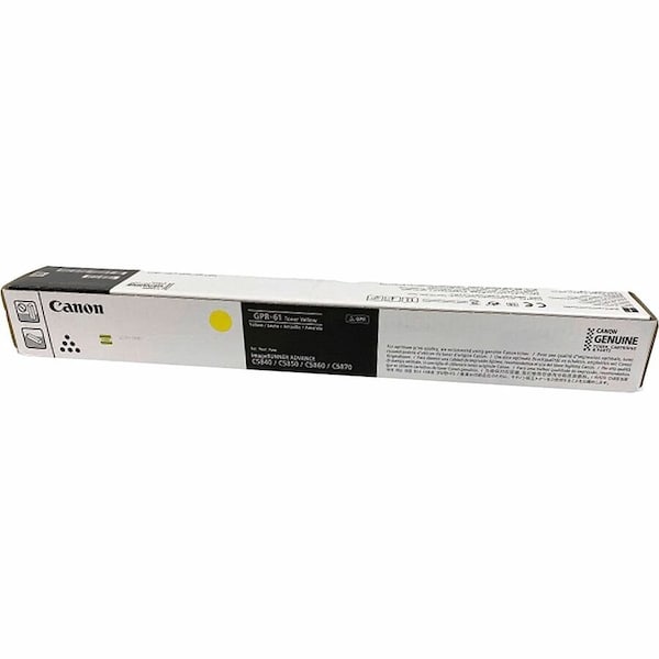 Canon GPR61 Yellow High Yield Toner 60K 3766C003 - main