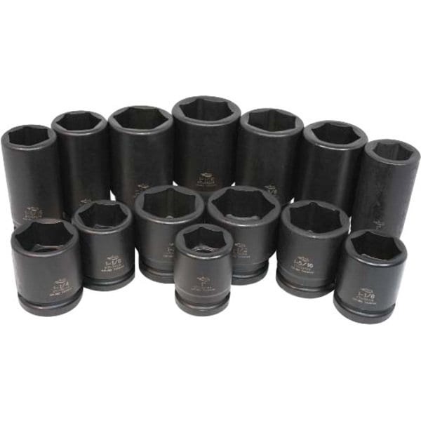 K-Tool International 3/4" Drive Impact Socket black oxide, Deep 6Pt, 3/4"Dr, 1-1/16 KTI-34234 - main