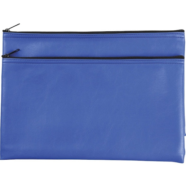 Sparco Carrying Case Wallet Cash, Check, Receipt, Office Supplies Blue, Blue, 2PK SPR00087 - main
