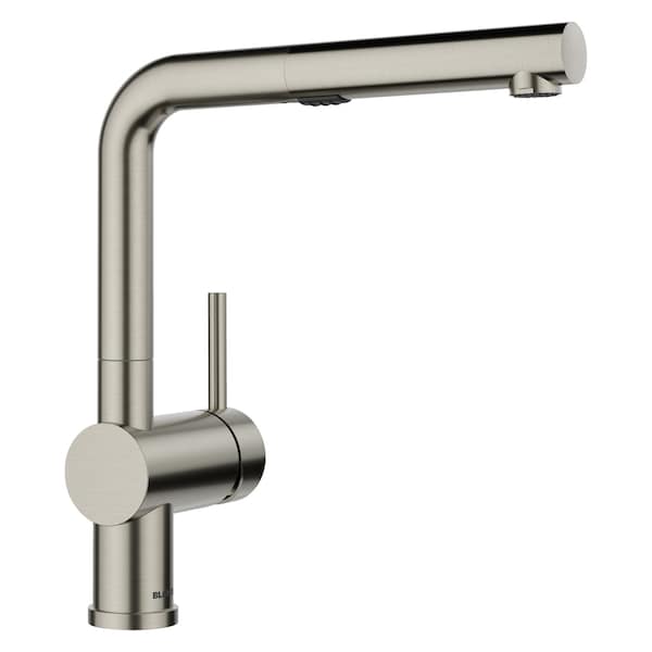 Blanco Linus Pull-Out 1.5 GPM, Satin Platinum 443251 - main