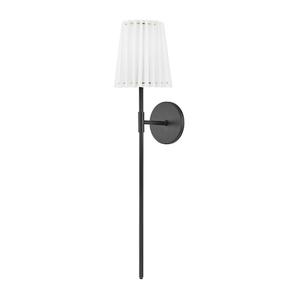 Mitzi Demi 1 Light Wall Sconce 11.25 In. Soft Black H476101B-SBK - main