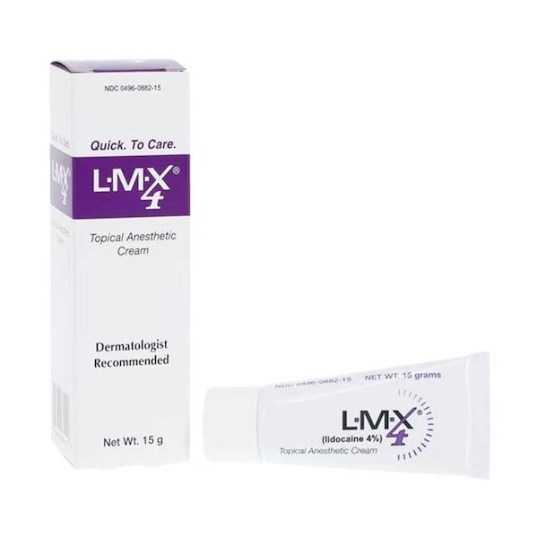 Lmx4 Lidocaine Anesthetic Topical Cream, 15gm Tube 00496088215 - main