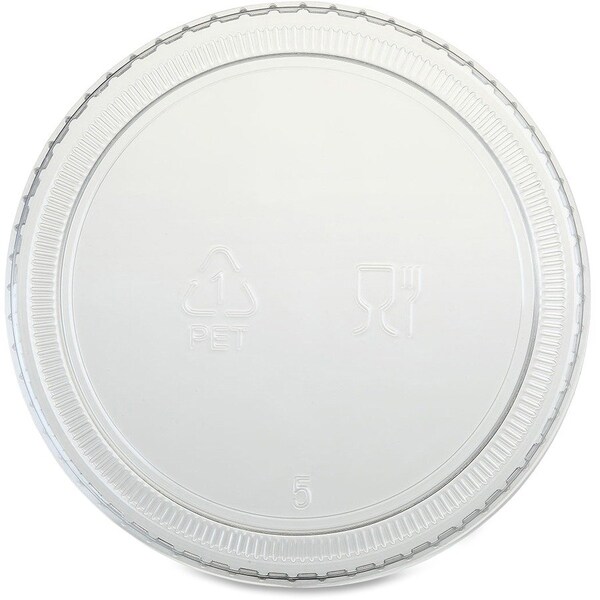 Genuine Joe 3 oz Portion Cup Lid - Clear, 2500PK GJO19065 - main