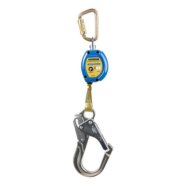 Werner R5900 Self-Retracting Lifelines, Carabiner, Steel, 1 Leg(s), 400 lb Weight Capacity R590006-R - main