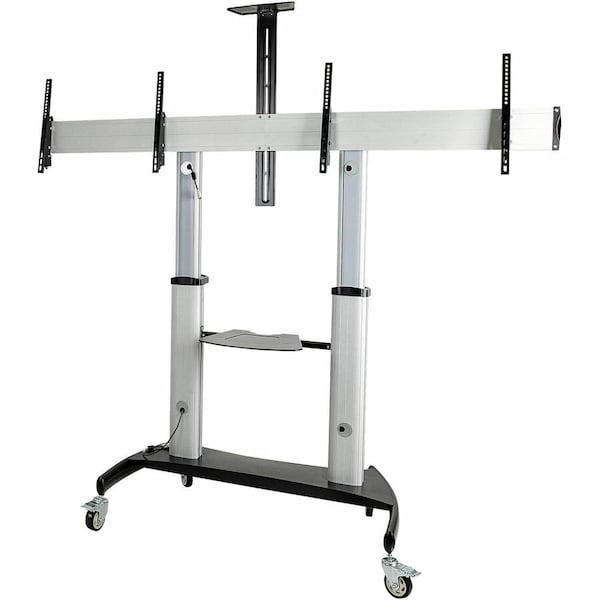 Startech.Com Dual TV Cart / Mount, Rolling TV Cart STNDMTVDUO - main