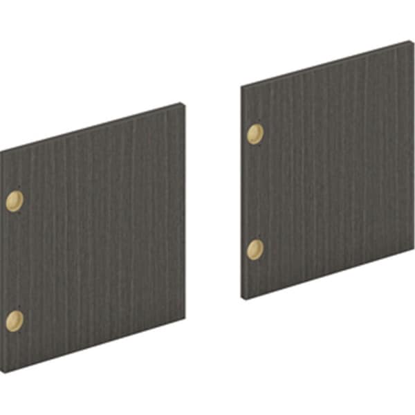 Seatsolutions 60 in. Mod Laminate Doors, Slate Teak - Set of 2 SE2115826 - main