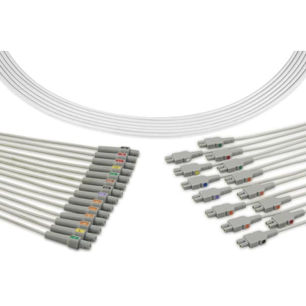 Ilc GE HEALTHCARE MAC 5500 EKG LEADWIRES 1 WITHOUT ADAPTERS Replacement EKG Cable GE HC MAC 5500 EKG LEADWIRES 1 NO ADAPT - main