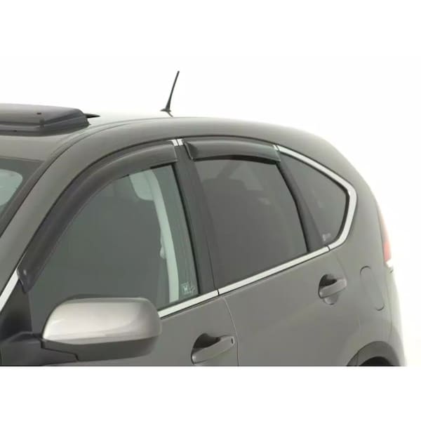 Ventshade Rainguards, Outside Mount, Dark Smoke, Acrylic, Set Of 4 94369 - main