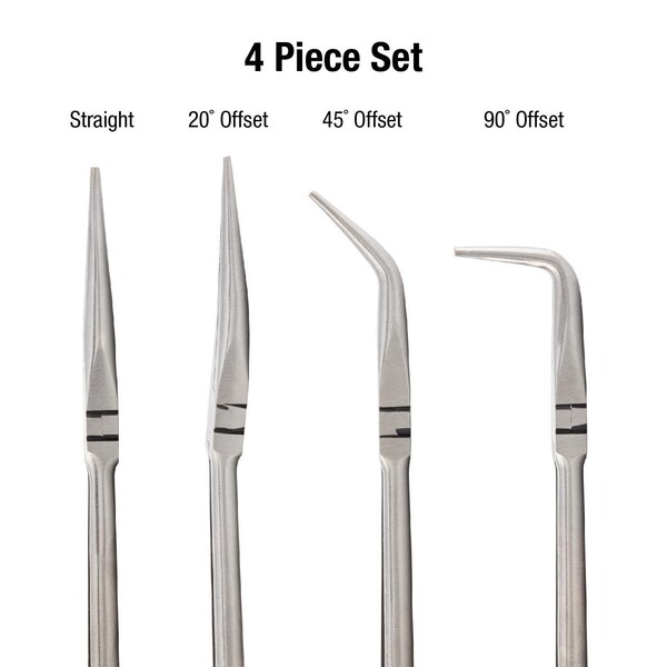 Sunex Pliers, X-Long, Needle Nose Set, 16", 4 pcs. 3706V - main