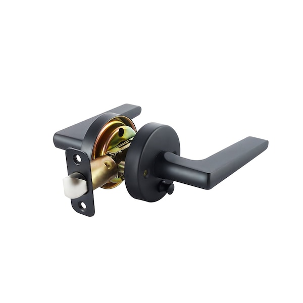 Sapphire Contra Series Light-Duty Residential Tubular Lever, Grade 3 Privacy in Black LS-CON40-BK - main