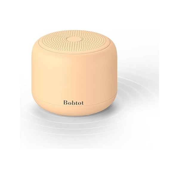 Bobtot Portable Bluetooth Speakers, Orange, Wireless IPX5 Waterproof, 20hr, Rechargeable Battery, 803767 - main