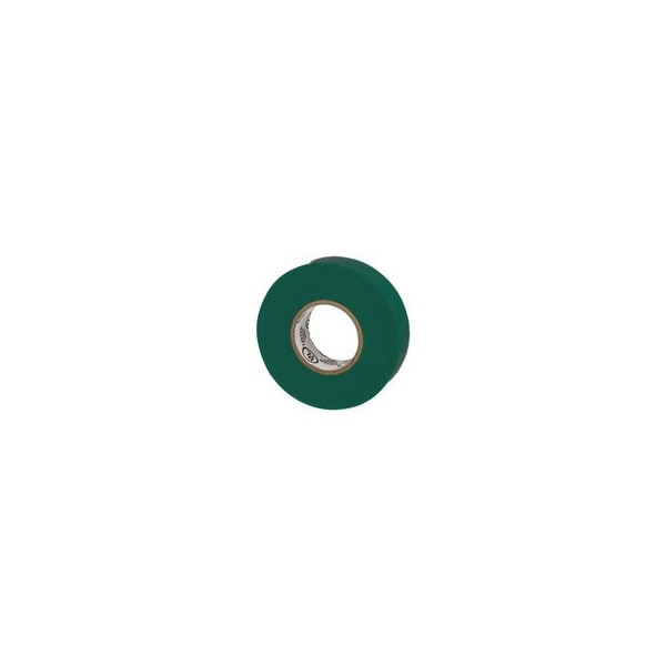 Cable Wholesale Warrior Wrap 7mil General Vinyl Electrical Tape Green 0.75 inch x 60 ft 9001-25100 - main