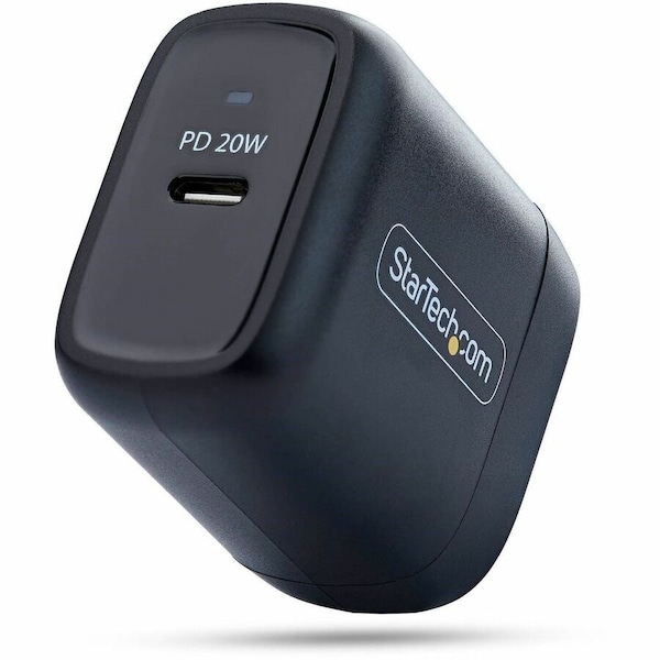 Startech.Com DELIVER UP TO 20W OF USB-C POWER DELIVERY AT 5V AND 9V TO FAST-CHARGE COMPATIBLE 102NB-WALL-CHARGER - main