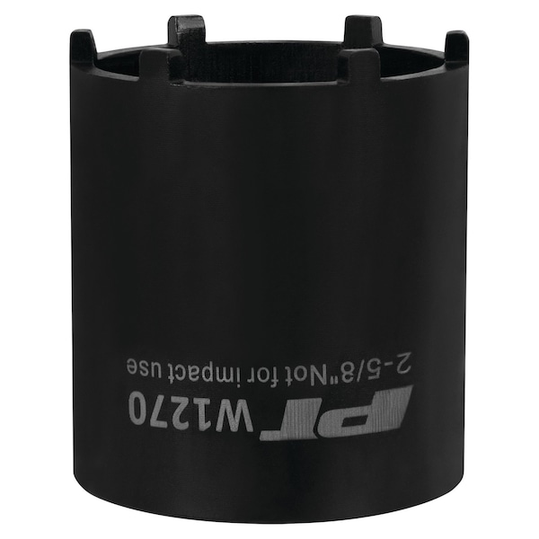 Performance Tool Ford GM 4WD Lock Nut Socket, 1/2 in. Drive, Chrome Moly W1270 - main