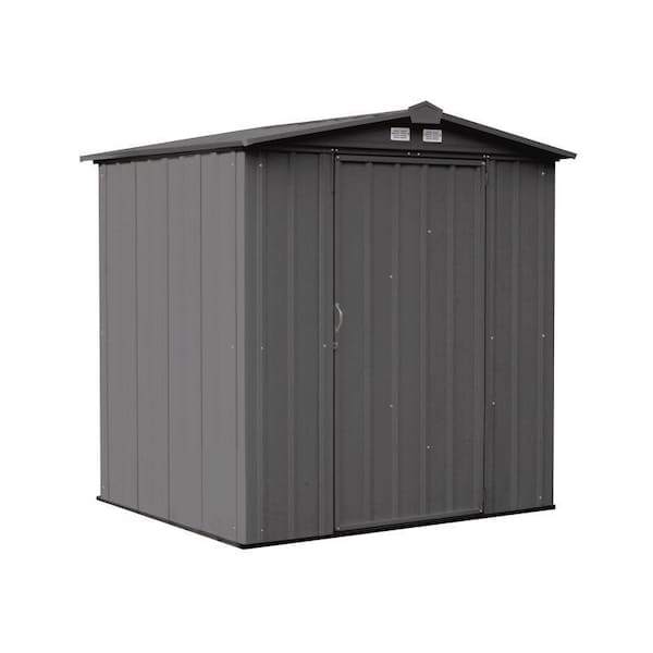 Arrow Ezee 6 ft. x 5 ft. Metal Vertical Peak Storage Shed without Floor Kit EZ6565LVCC - main