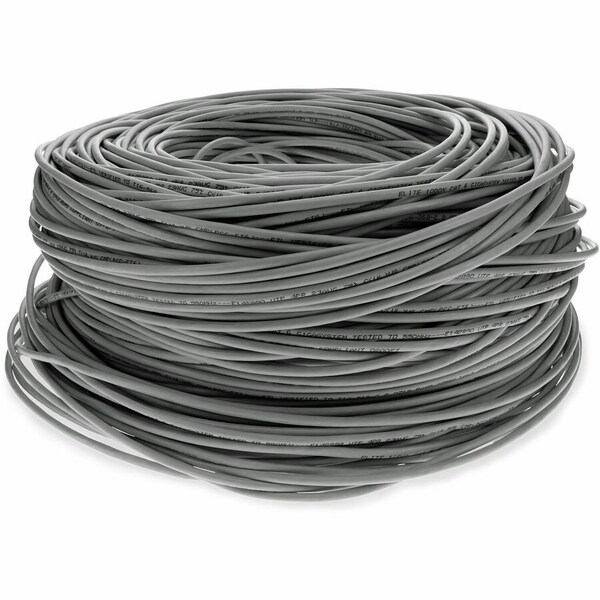 Add-On 1000FT NON-TERMINATED GRAY CAT6 UTP OUTDOOR RATED COPPER PATCH CABLE ADD-CAT6BULK1K-GY - main