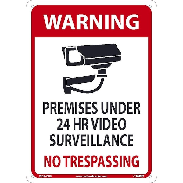 Nmc Warning 24 Hour Video Sign, WGA43RB WGA43RB - main