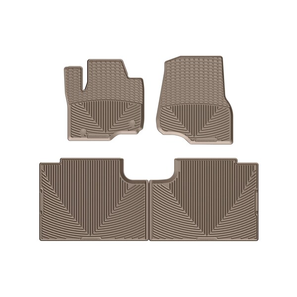 Weathertech Tan, Front and Rear All Weather Floor Mats W408TN-W358TN - main
