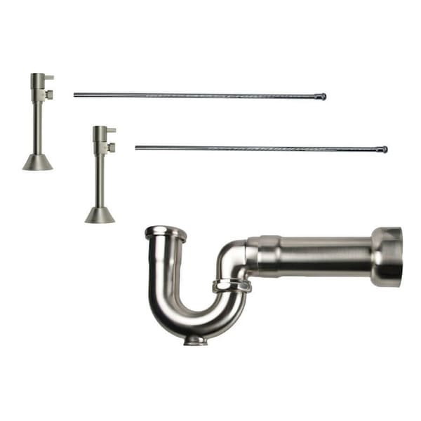 Mountain Plumbing Lavatory Kit - Lever Handle 1/4 Turn Valve (MT516L) Angle Sweat in Matte Black MT5170L-NL/MB - main