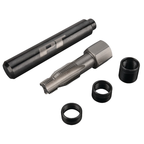Performance Tool Spark Plug Repair Kit, M14-1.25, Tapered Reamer, Stainless Steel Inserts W86910 - main