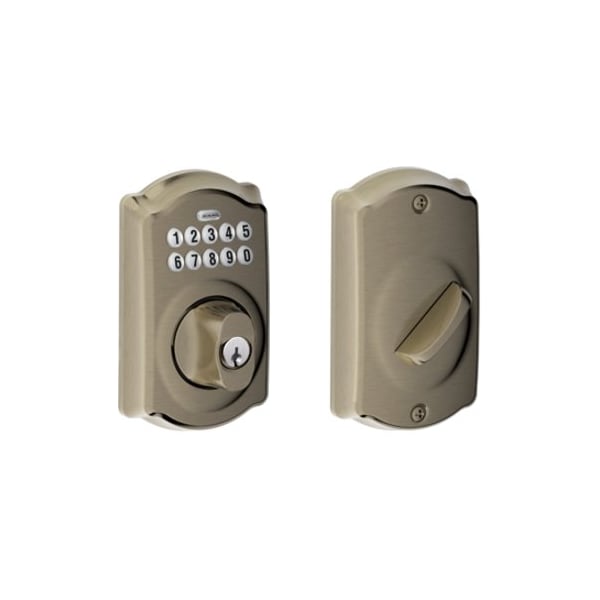 Schlage Residential BE Series Programmable Deadbolts BE365 CAM 620 - main