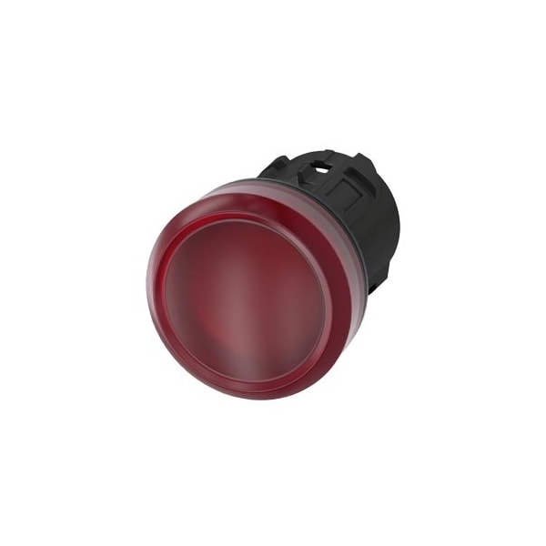 Siemens Indicator light, 22 mm, round, plastic, red, lens, smooth 3SU1001-6AA20-0AA0-ZY10 - main