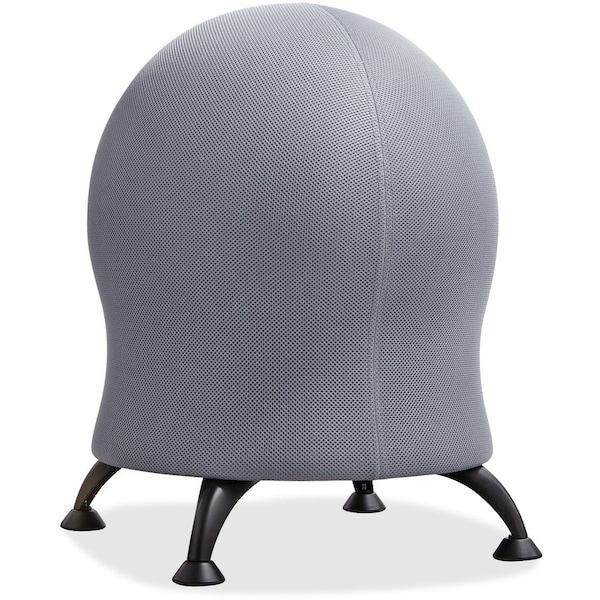 Safco Ball Chair Ball Chair, No Arms, 23" Height, Fabric, Gray 4750GR - main