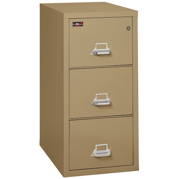 Fireking 3 Drawer, 2 Hr Fire & Impact Rated, Vertical, 31" depth Letter Sand 3-1943-2SA - main