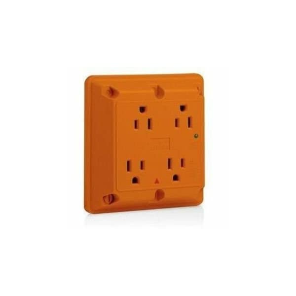 Leviton Straight Blade Receptacle, 5-15R, 15 A, 125V AC, Isolated Ground 5480-IG - main