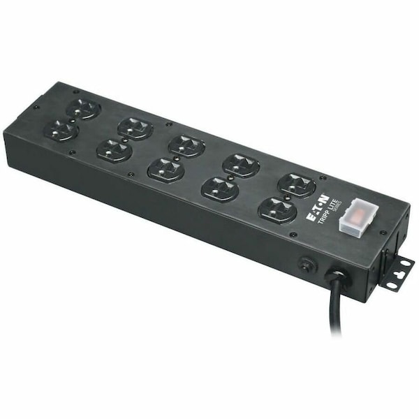 Tripp Lite Power Strip, Surge, 5-15R, 5-15P, 15 ft., Black UL800CB-15 - main