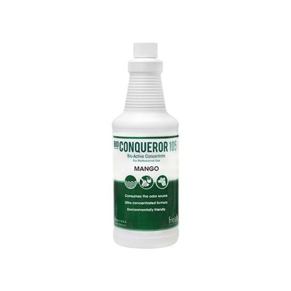 Fresh Products Bio Conqueror 105 Enzymatic Odor Counteractant Conc, Mango, 32oz, PK12 12-32BWB-MG - main