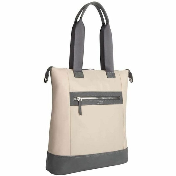 NEWPORT NORTH-SOUTH TOTE TAN 15INCH