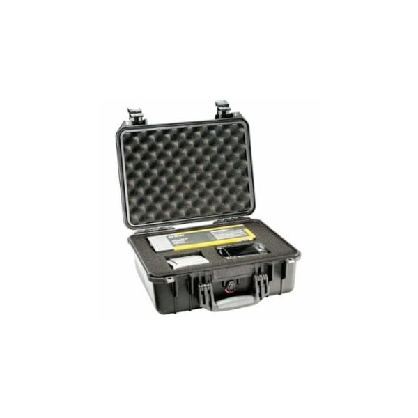 Pelican Protector Case, 0.53 ft³, 16.44 in L x 13 in W x 6.82 in D, Black, with Foam 562-1450-000-110 - main