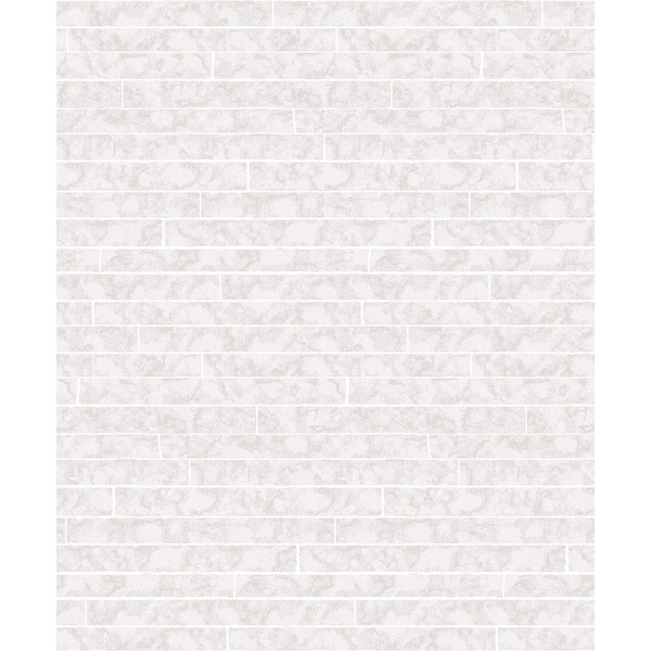 A-Street Prints Namari Silver Distressed Tile Wallpaper 2976-86526 - main
