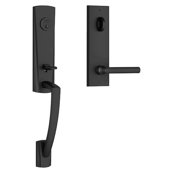 Baldwin Emergency Egress Miami Handleset with Tube Lever and Contemporary Square Escutcheon with 6AL EEMIAXTUBCQE190 - main